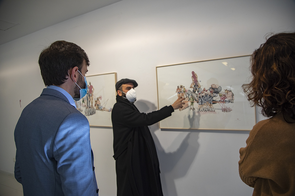 El Brocense arranca eñl año con la exposición de Hambre de Hombre