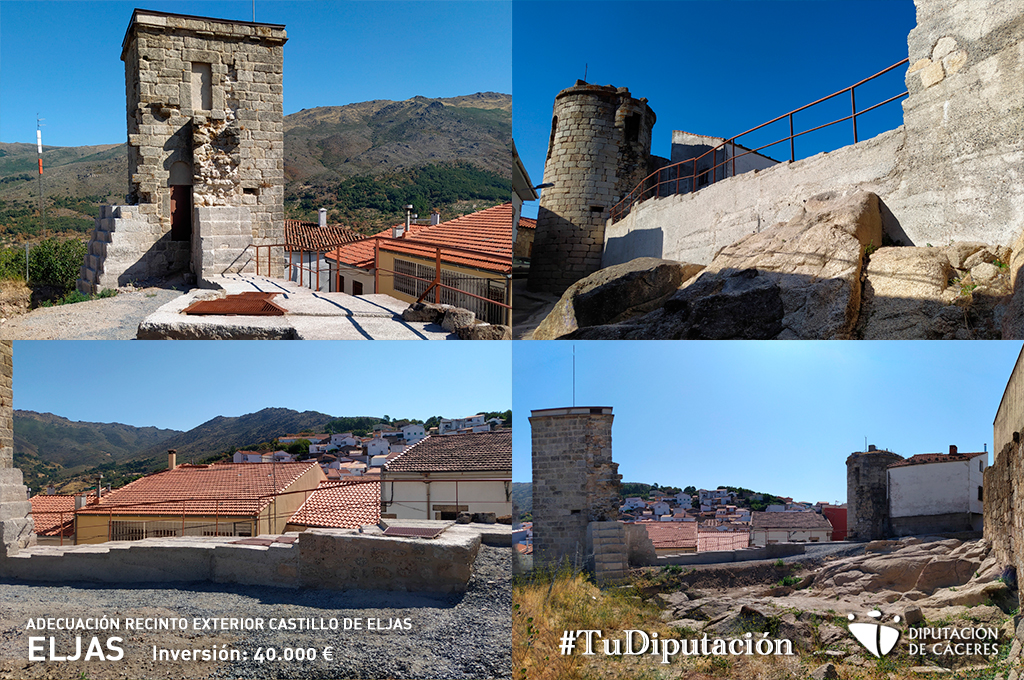 Obras de adecuación e interpretación del recinto exterior del Castillo de Eljas