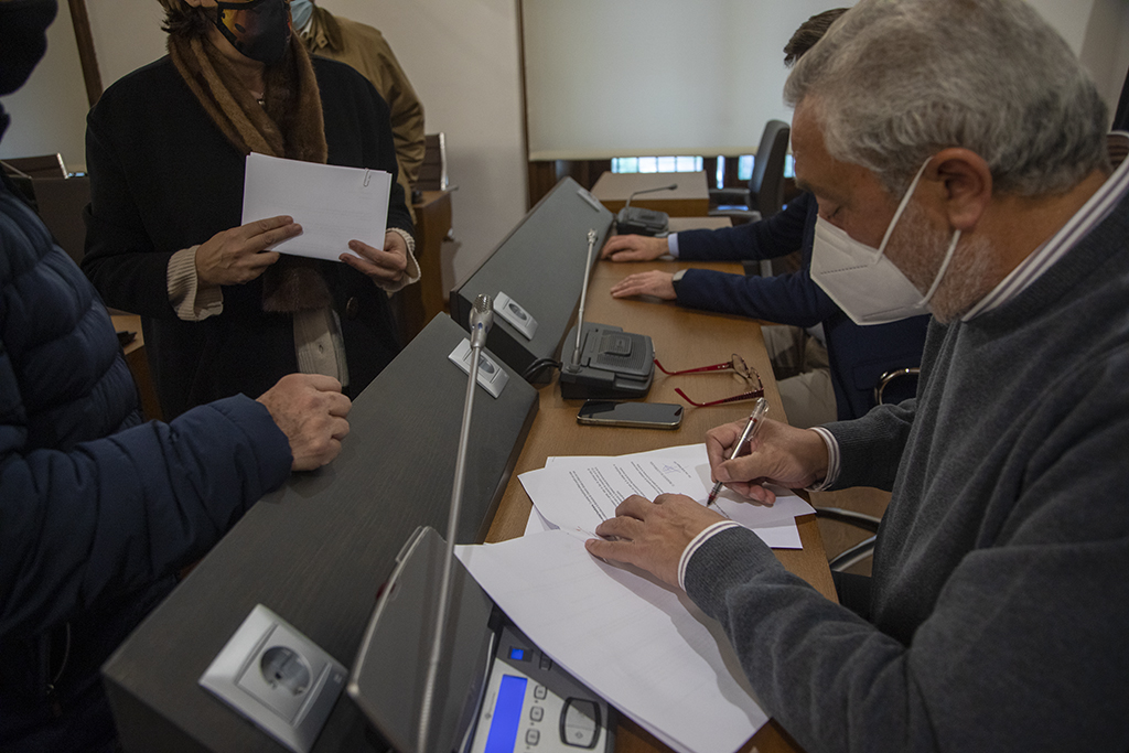 La institución provincial firma convenios