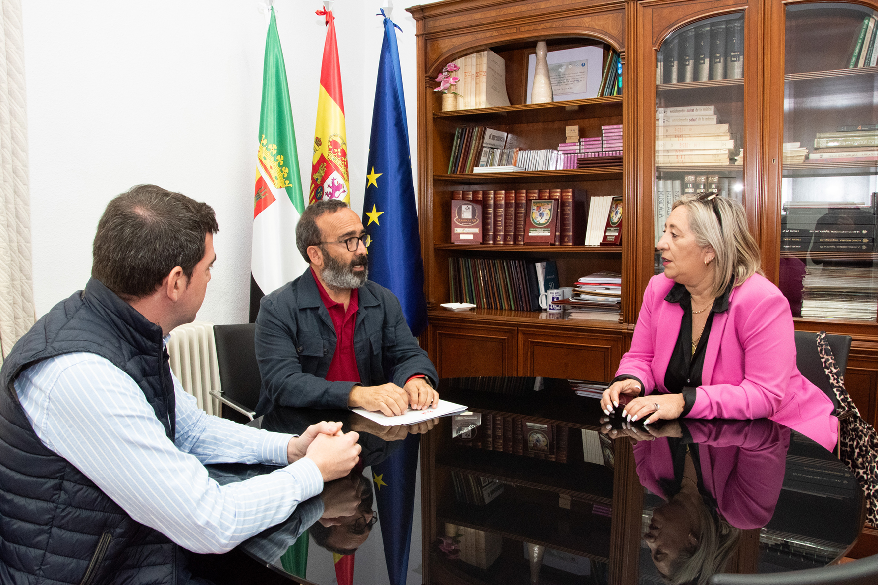 10/04/2025, Plasencia.- El presidente de