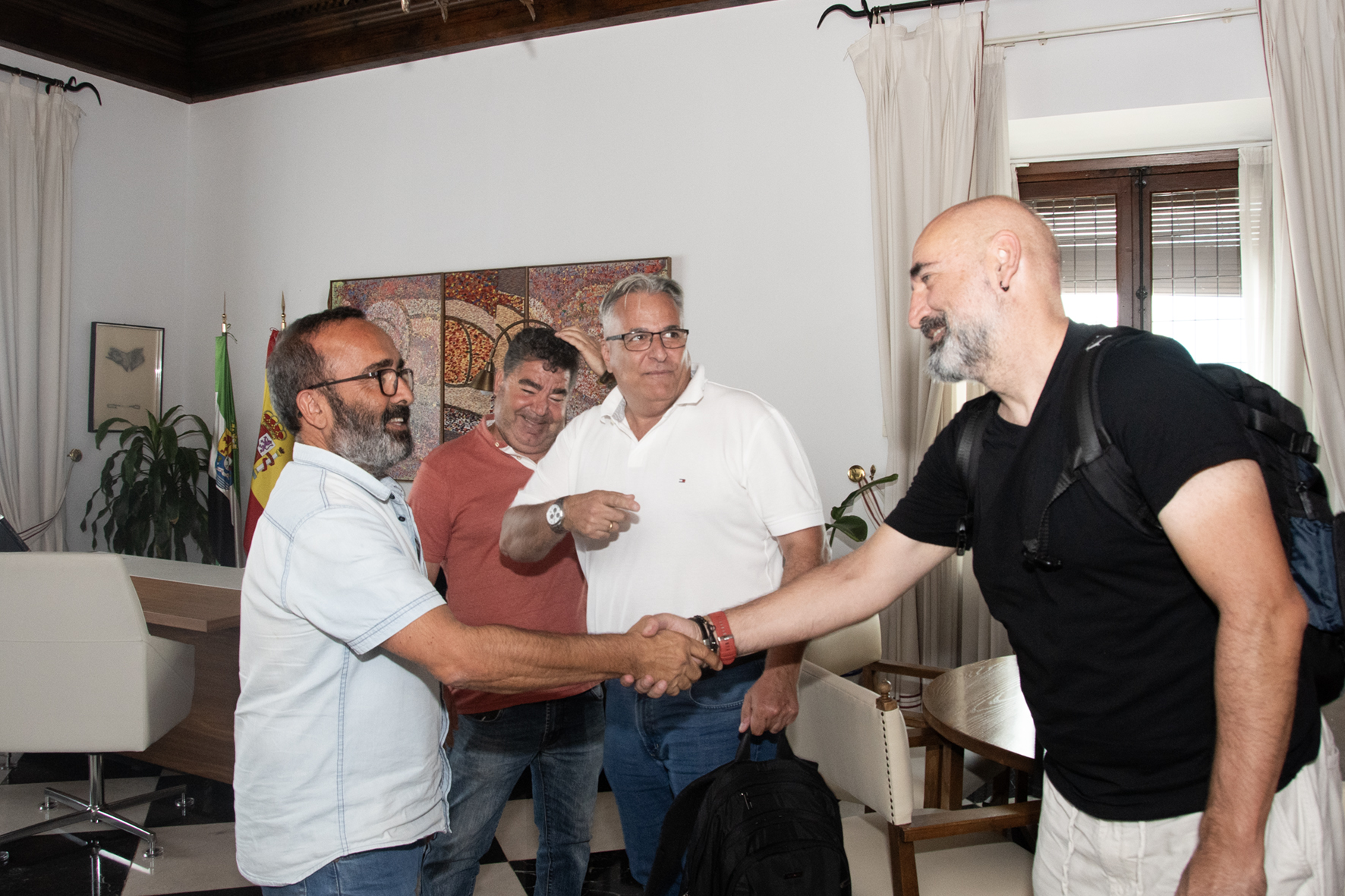 El presidente recibe a representantes