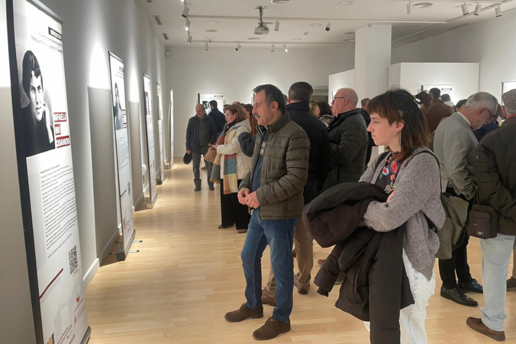 Asistentes a la exposición