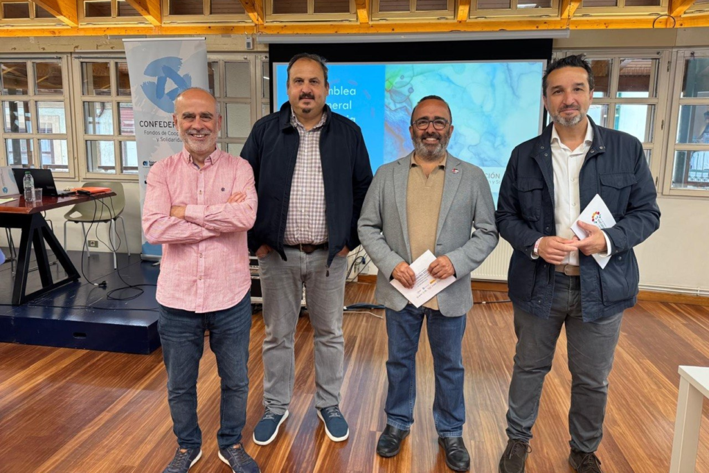 El presidente de Diputación y otros miembros en Bilbao