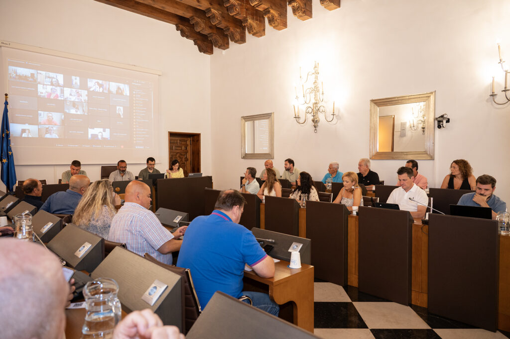 Un momento de la reunión de la Junta general
