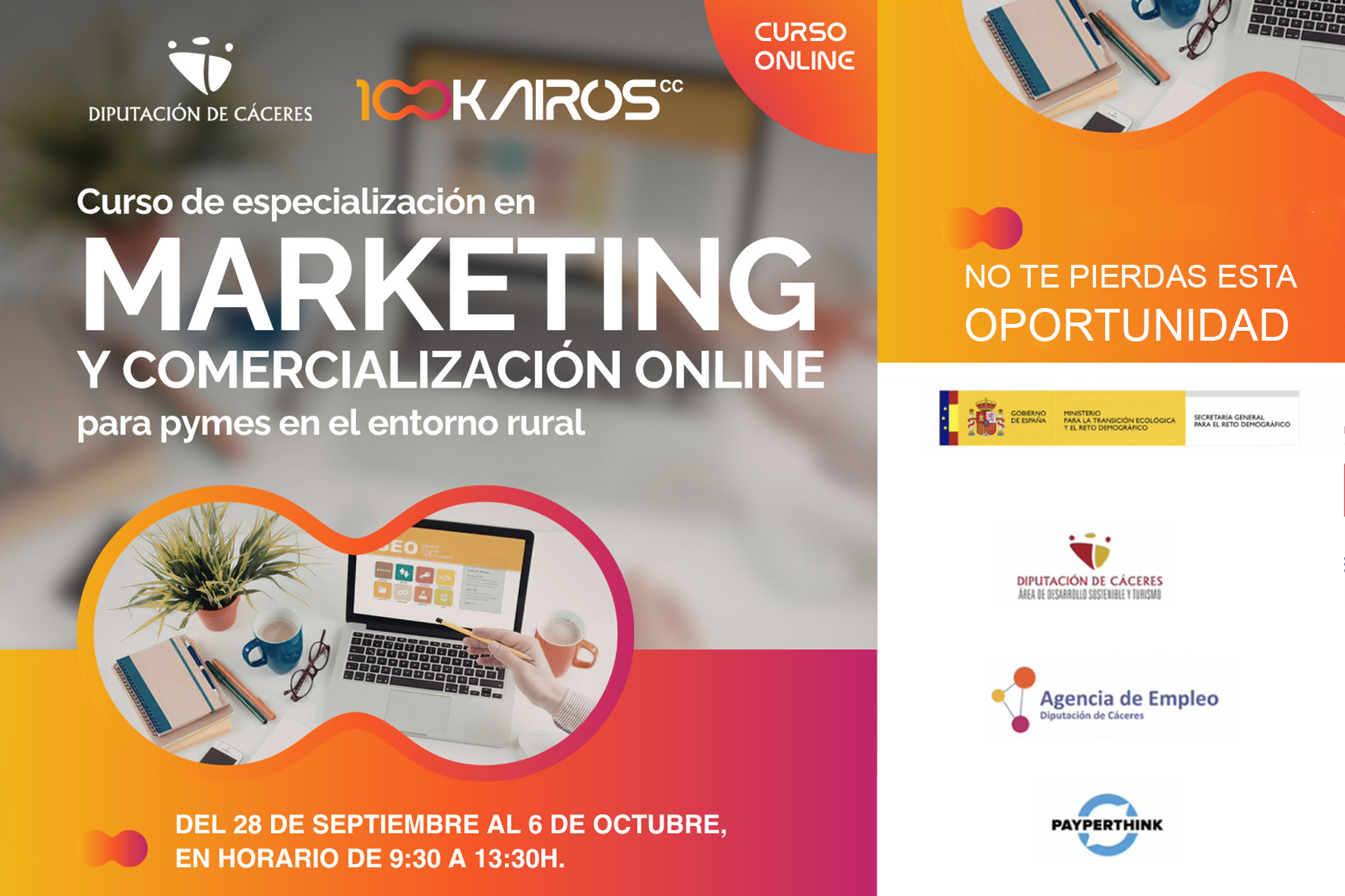 El curso, de 55 horas